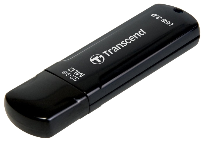 Флеш накопитель USB 3.0 32Gb Transcend JetFlash 750K (TS32GJF750K, 130Mb/s, black)