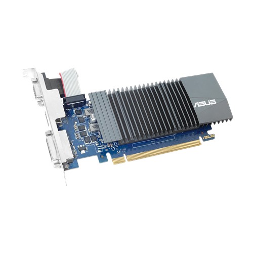 Видеокарта ASUS GF GT710 2Gb (GT710-SL-2GD5-BRK, 64bit, GDDR5, DVI+HDMI+CRT) RTL