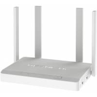 Роутер Keenetic Giga (KN-1011) (574/1201Mbps, 2.4/5GHz, 4 port, 1000Mbps, 4 внешние несъёмные антенны 5dBi, порт SFP 1000Mbps, 2*USB, Bluetooth 5.1, USB Printer/FTP Server/3G/4G/LTE, grey-white)