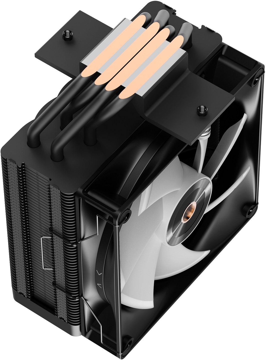 Вентилятор Ocypus Delta A40 SE BK ARGB (1150/1151/1155/1156/1200/1700/1851/AM4/AM5, 120mm, Al, Hydro, 800-1600rpm, <31dBa, 4 тепловые трубки, DTH, 4pin, PWM, ARGB LED, 140W, black) RTL