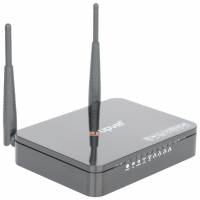 Роутер UPVEL UR-324AWN (ADSL2+, 300Mbps, 2.4GHz, 4 ports, 100Mbps, 2 внешние несъёмные антенны 2dBi, black)