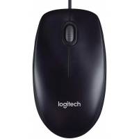Мышь Logitech M90 (USB, optical, 1000dpi, black-grey)