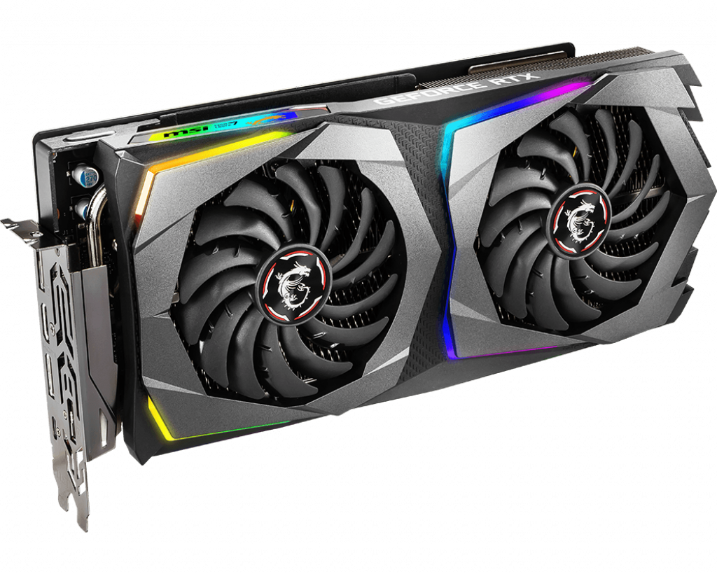Видеокарта MSI GF RTX2070 GAMING 8Gb (RTX 2070 GAMING 8G, 256bit, GDDR6, HDMI+3xDP+USB Type-C) RTL