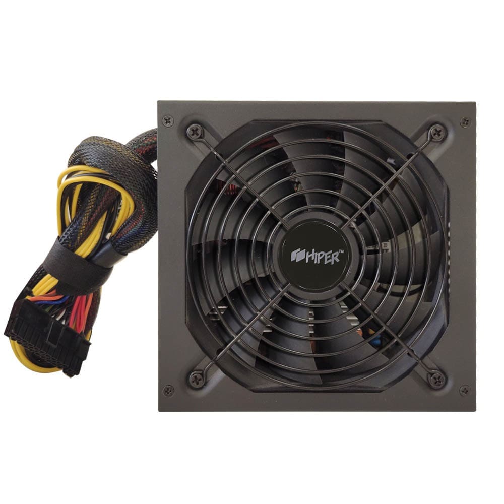 Блок питания Hiper 700W (HPB-700SM, 80+ , 140mm, 20+4+4+4, 3xPCI-E 6+2pin, 6*SATA, 4*HDD, Modular) RTL