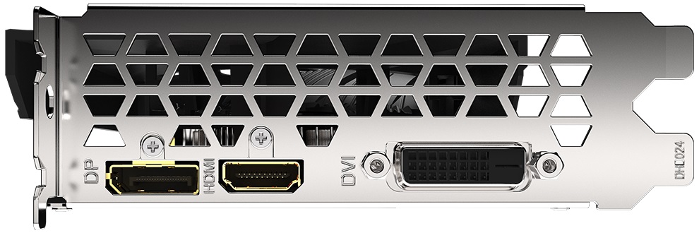 Видеокарта Gigabyte GF GTX1630 4Gb (GV-N1630OC-4GD, 64bit, GDDR6, DVI+HDMI+DP) RTL