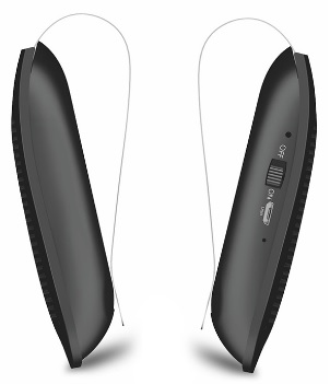 Автомобильная Bluetooth гарнитура (Handsfree) ACV BT-219HD (3W, для 2х телефонов, громкая связь, шумоподавление, BT v5.0, NFC, iOS, Android, до 10 метров, до 15 часов в режиме разговора от батареи 900mAh, black)