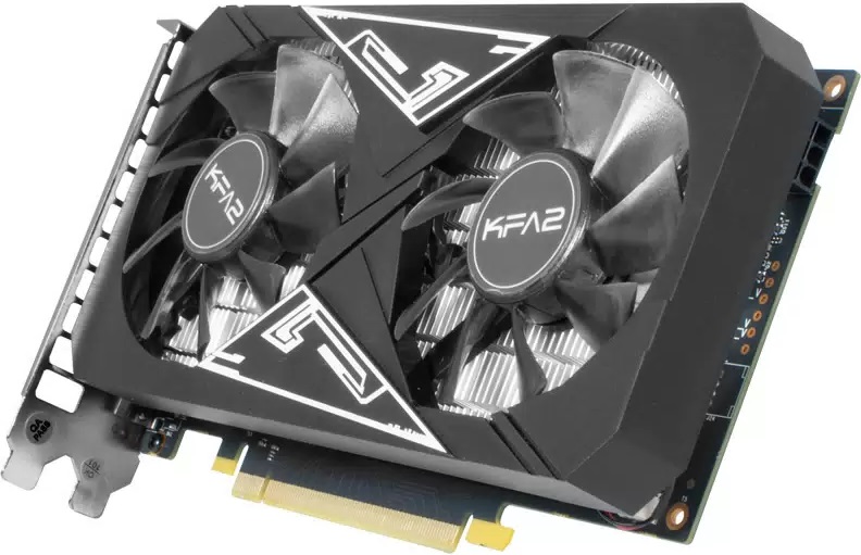 Видеокарта KFA2 GF GTX1650 X Black 4Gb (65SQL8DS93EK, 128bit, GDDR6, HDMI+DP+DVI) RTL