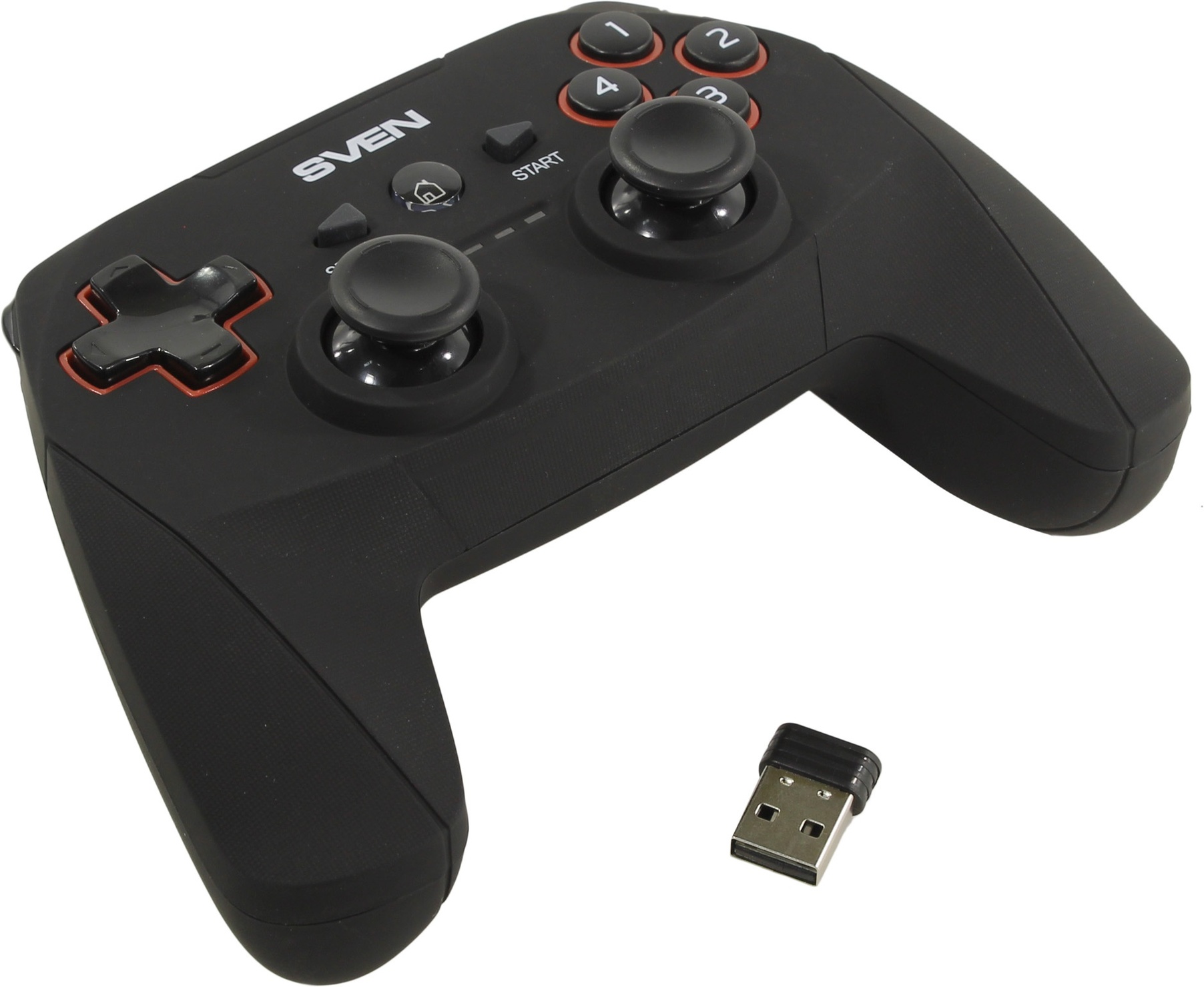 Геймпад Sven GC-2040 (беспроводной, вибрация, X-input, black)