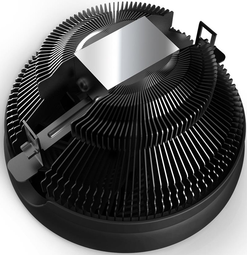 Вентилятор PCCOOLER E126M PRO (1150/1151/1155/1156/1200/1700/AM3/AM4/AM5, 120mm, Al, Hydro, 1000-1600rpm, <30dBa, 4pin, PWM, 92W, rainbow LED, black) RTL