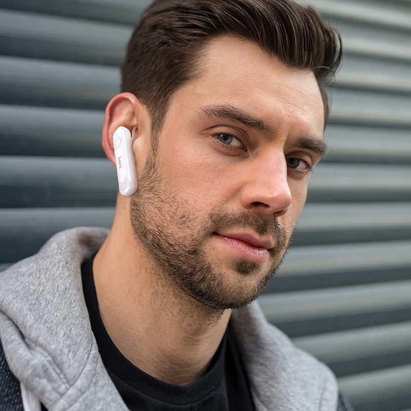 Гарнитура hoco E63 Diamond (вкладыш моно, беспроводная, Bluetooth 5.0, с микрофоном, до 6 часов работы от батареи, black)