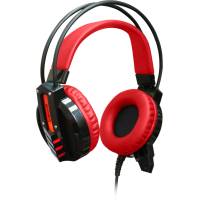 Наушники Redragon CHRONOS (полноразмерные закрытые, c микрофоном, игровые, 2.5m, black-red)