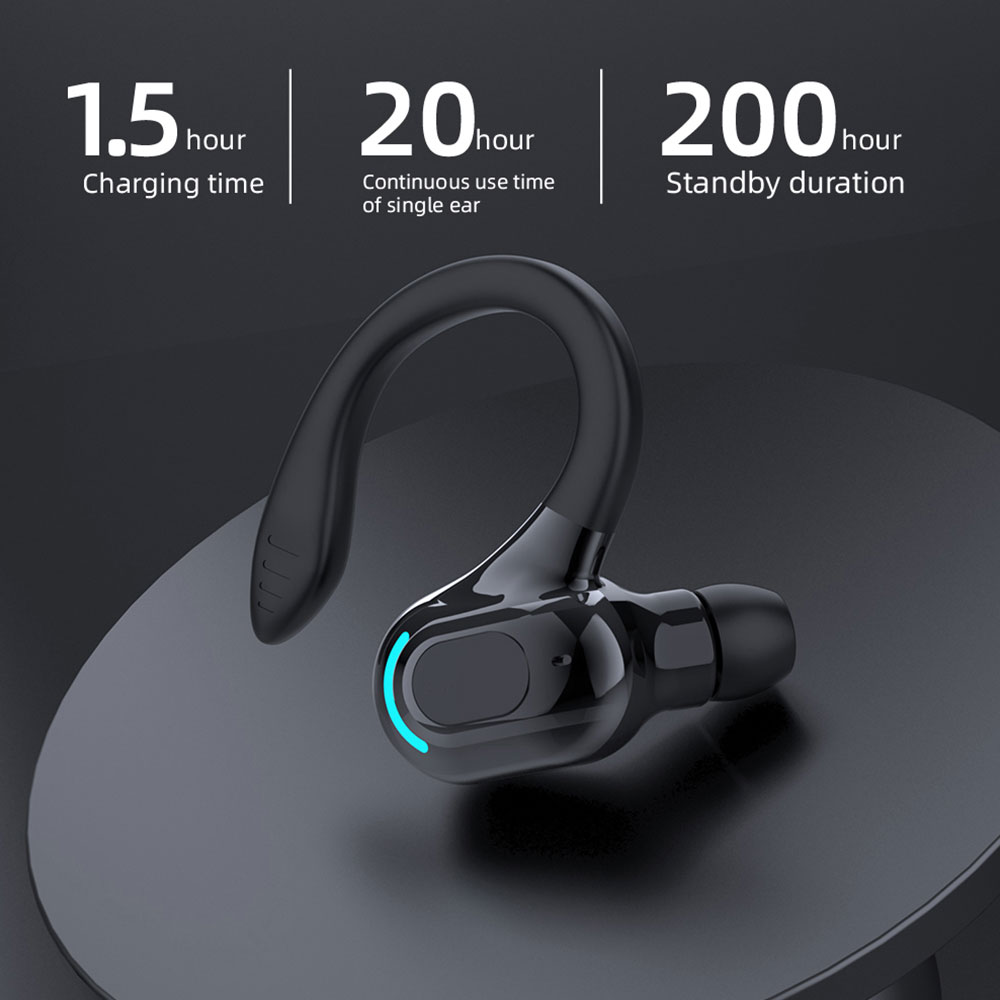 Гарнитура VTIN M-F8 (беспроводная, Bluetooth 5.2, до 20 часов работы от батареи, IPX4, black)