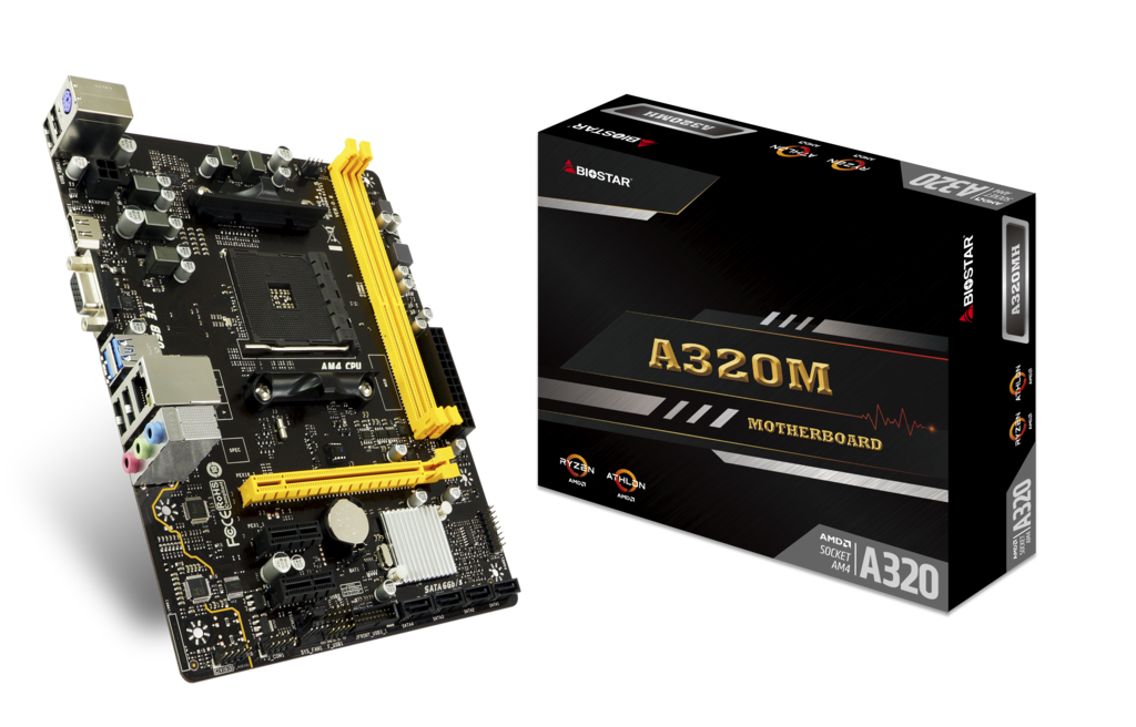 Материнская плата Biostar A320MH (AM4, mATX) RTL