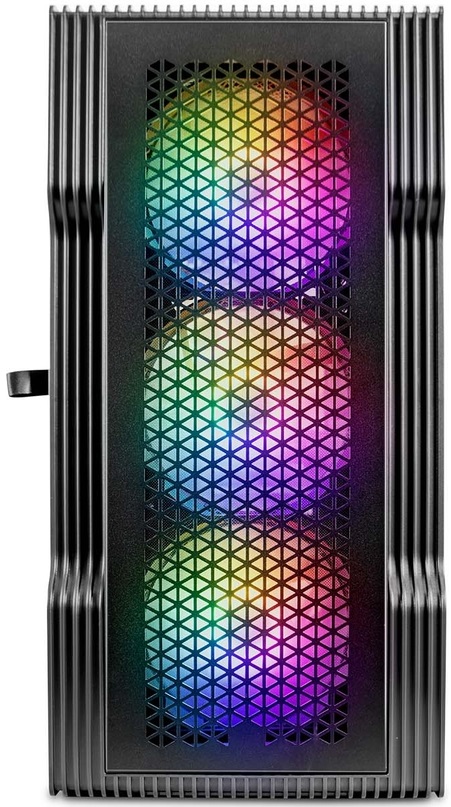 Корпус 1STPLAYER TRILOBITE T3 (T3-BK-4F1, без БП, mATX, USB3.0, black)