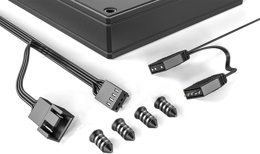 Вентилятор ID-Cooling AS-140-ARGB-K (140x140x25mm, Hydro, 300-1800rpm, <25dBa, 4pin, PWM, ARGB, black) RTL