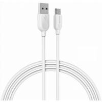 Кабель USB 2.0 Am - Type-C 1.0m (BX14 LinkJet, 3A, быстрая зарядка, white) Borofone