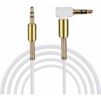 Кабель аудио 3.5mm Jack (m) - 3.5mm Jack (m) 1.0m (FAC01-04, white) FUMIKO