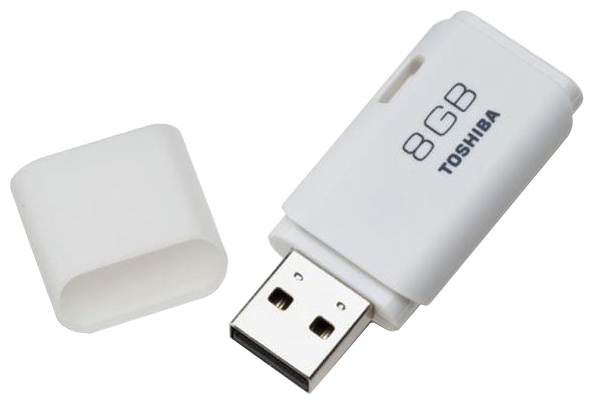Флеш накопитель USB 2.0 8Gb Toshiba U202 (THN-U202W0080E4, white)
