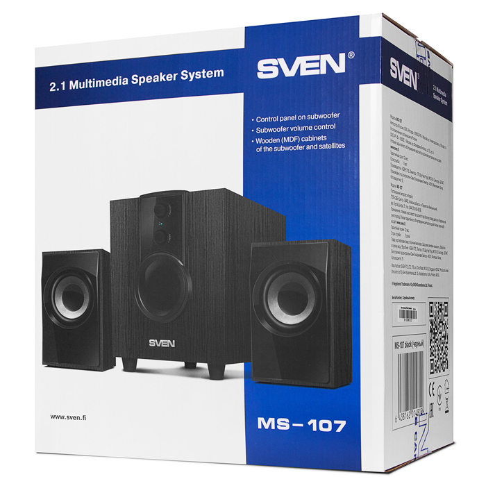 Колонки Sven MS-107 (10W, black)