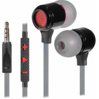 Наушники Defender PIKE (затычки, с микрофоном, 1.2m, black-red)