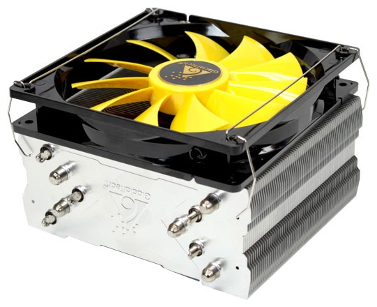 Вентилятор GlacialTech Igloo H58 PWM (1150/1155/1156/1366/2011/775/AM2/AM3/FM1/FM2, 140mm, Al, 700-1400rpm, 15-33dBa, 5 тепловых трубок 8mm, DTH, 4pin, 140W) RTL