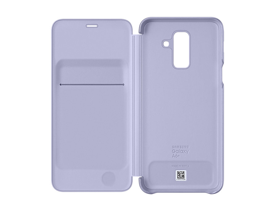 Чехол клип-кейс Samsung EF-WA605CVEGRU (для Samsung Galaxy A6+, wallet, violet)