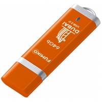 Флеш накопитель USB 2.0 64Gb FUMIKO DUBAI (FDI-35, orange)
