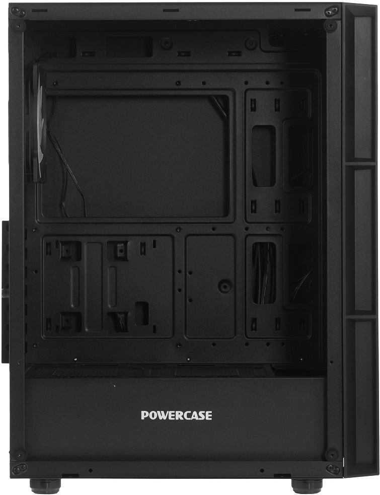 Корпус Powercase Mistral EA17 (CMAEA17-A4) (без БП, ATX, USB3.0, 4x ARGB Fan, black)
