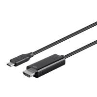 Кабель USB Type-C (m) - HDMI (m) (HDTV 2K, 2m, black)