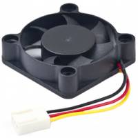 Вентилятор Gembird D30BM-12AS3 (30x30x10mm, sleeve, 8000rpm, 20dBa, 3pin, black) OEM