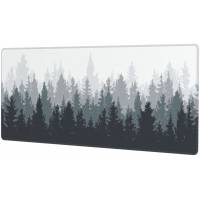 Коврик для мыши (Серый лес, тканевый на резиновой основе, 800x300x2mm)