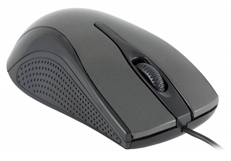 Мышь Oklick 215M (USB, optical, 1000dpi, black-grey)