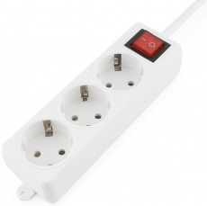 Сетевой удлинитель Гарнизон (ELB-G3-W-3, 3 розетки, 3 метра, 16A, white) OEM