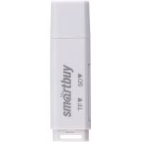 Карт-ридер Smartbuy (SBR-715-W, microSDXC, SDXC, white, USB2.0)
