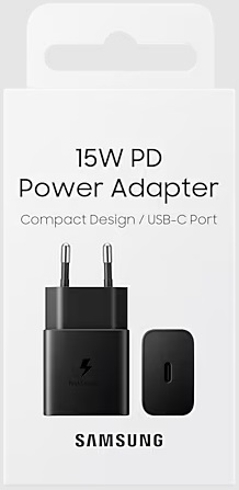 Адаптер питания Samsung EP-T1510NBEGEU (100-240V - USB Type-C, 2А, 15W, PD, black)