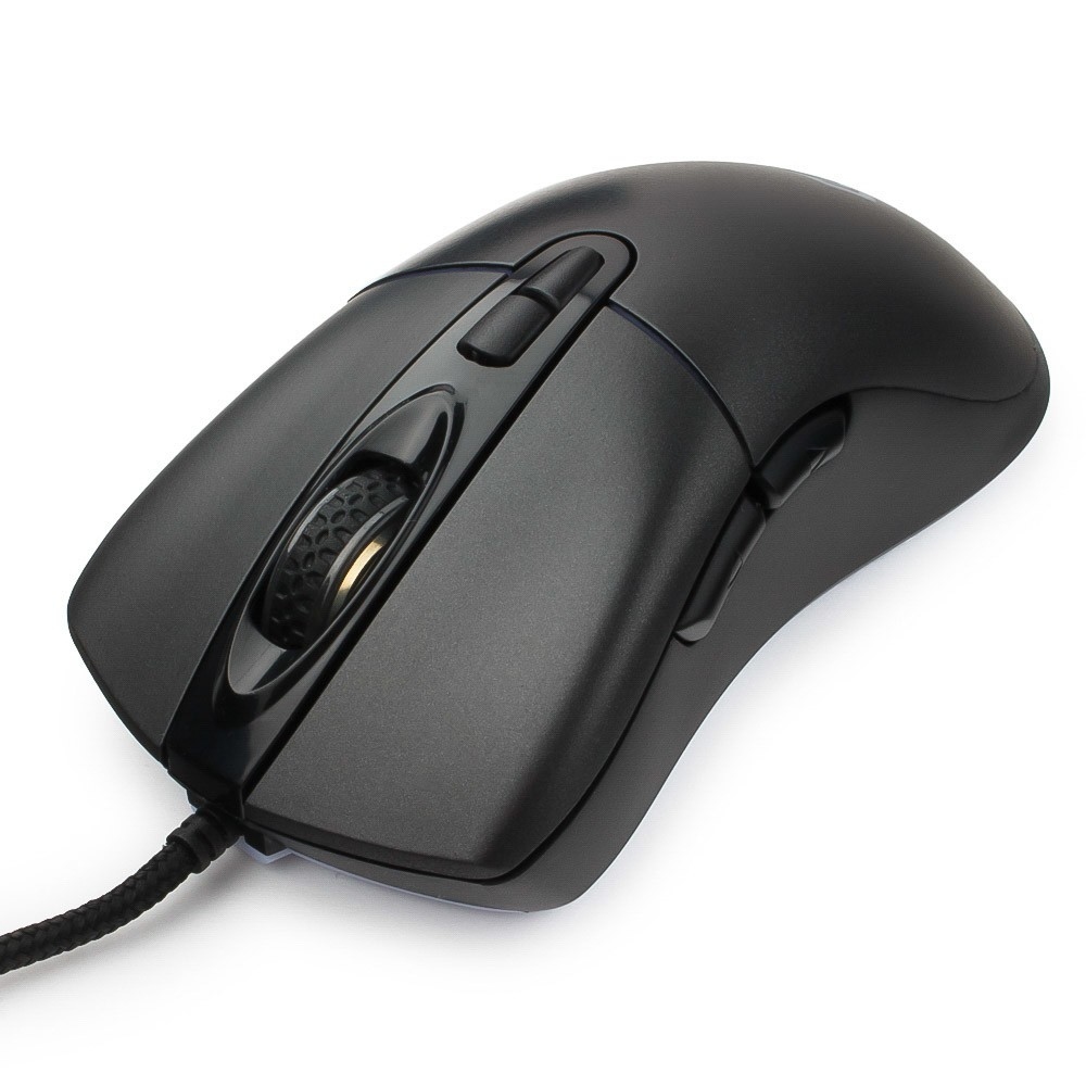 Мышь Gembird MG-550 (USB, optical, 3200dpi, игровая, 1.75m, black)