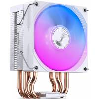 Вентилятор JONSBO CR-1300 EVO Color (1150/1151/1155/1156/1200/1700/AM4/AM5, 90mm, Al, 800-2000rpm, <28dBa, 4 тепловые трубки, DTH, 4pin, 130W, rainbow LED, white) RTL