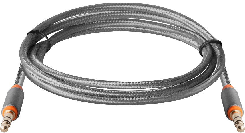Кабель аудио 3.5mm Jack (m) - 3.5mm Jack (m) 1.2m (JACK01-03, grey) Defender