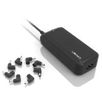 Зарядное устройство для ноутбука Crown CMLC-3295 (вход 110-220V, выход 10-20V (автоопределение), USB 1A, 90W, black)
