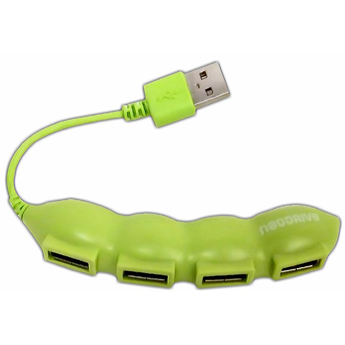 USB 2.0 HUB Neodrive NDH-622Be (4 порта, "Фасоль")