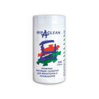 Салфетки Miraclean (105 шт., влажные салфетки для мониторов и телевизоров, в тубе)