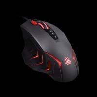 Мышь A4Tech Bloody J95 (USB, optical, 5000dpi, игровая, RGB подсветка, black-grey)