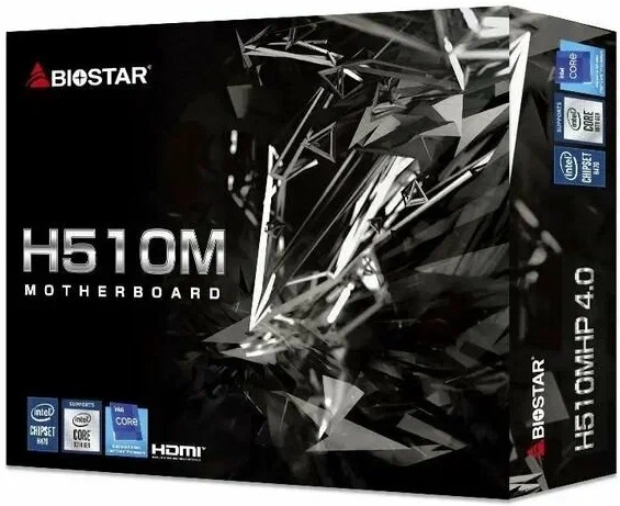Материнская плата Biostar H510MHP 4.0 (s1200, chipset Intel H470, mATX) RTL