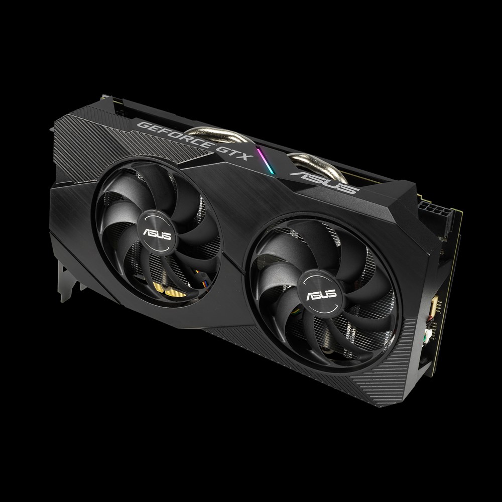 Видеокарта ASUS GF GTX1660Ti 6Gb (DUAL-GTX1660TI-A6G-EVO, 192bit, GDDR6, DVI+2xHDMI+DP) RTL