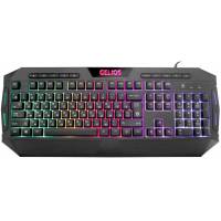 Клавиатура Defender Gelios GK-174DL (USB, регулируемая подсветка, влагоустойчивая, игровая, black)