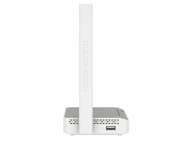 Роутер Keenetic 4G (KN-1211) (300Mbps, 2.4GHz, 3 ports, 100Mbps, 2 внешние несъёмные антенны 5dBi, USB, 3G/4G/YOTA/LTE, grey-white)