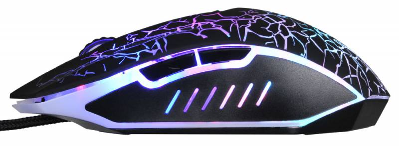 Мышь Oklick INVASION 905G (USB, optical, 3200dpi, игровая, подсветка, black)