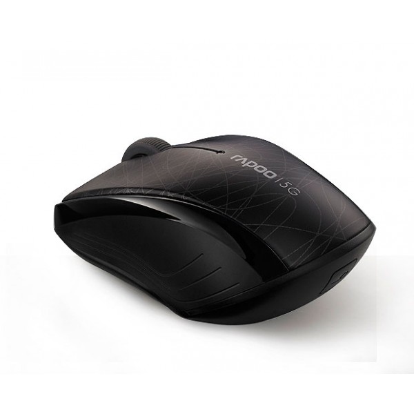 Мышь беспроводная Rapoo 3100p (5.8GHz, optical, 1000dpi, 2xAA, black)