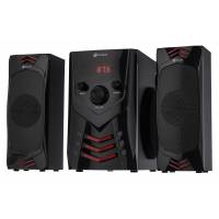 Колонки Oklick OK-432 (25W, Bluetooth 4.2, ПДУ, AUX, FM, USB, SD, black)