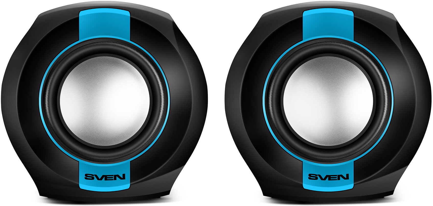 Колонки Sven 150 (2x2.5W, USB, black-blue)